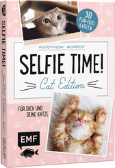 Selfie Time! Cat Edition - 30 Fun-Fotokarten