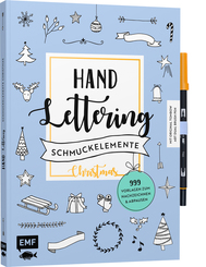 Handlettering-Schmuckelemente Christmas - 999 Vorlagen zum Nachzeichnen und Abpausen