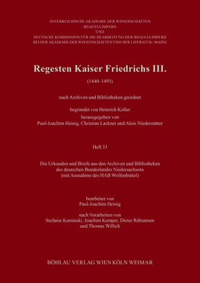 Regesten Kaiser Friedrichs III. (1440-1493)