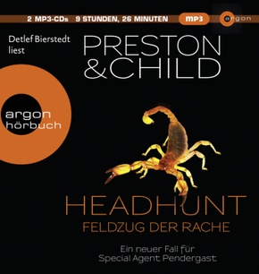 Headhunt - Feldzug der Rache, 2 Audio-CD, 2 MP3
