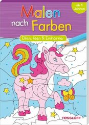 Malen nach Farben Elfen, Feen und Einhörner