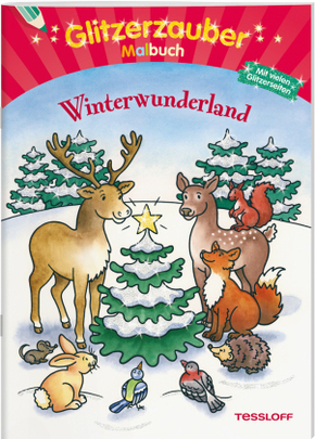 Glitzerzauber Malbuch Winterwunderland