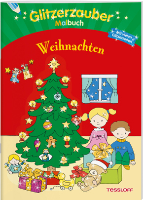 Glitzerzauber Malbuch Weihnachten