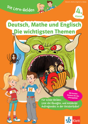 Klett Die Lern-Helden Deutsch, Mathe und Englisch Die wichtigsten Themen 4. Klasse