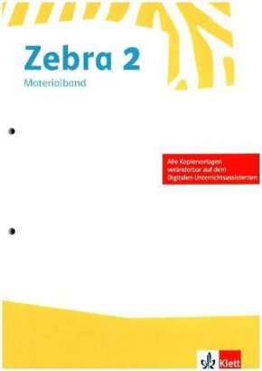 Zebra. Ausgabe ab 2018: 2. Schuljahr, Kopiervorlagen zur Ausleihvariante und zum Verbrauchsmaterial