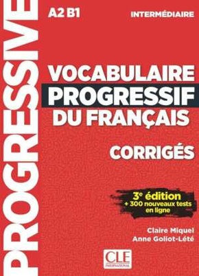 Vocabulaire progressif du Français, Niveau intermédiaire (3ème édition), Corrigés + Audio-CD