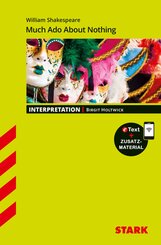 STARK William Shakespeare: Much Ado About Nothing - Englisch - Interpretationen, m. 1 Buch, m. 1 Beilage