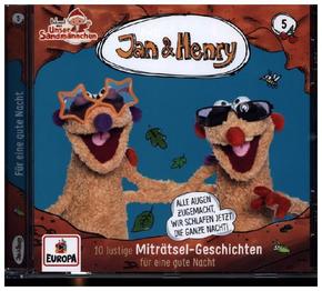 Jan & Henry - 10 lustige Miträtsel-Geschichten, 1 Audio-CD