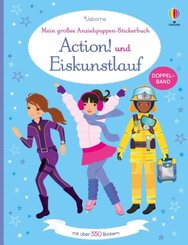 Mein großes Anziehpuppen-Stickerbuch: Action! und Eiskunstlauf