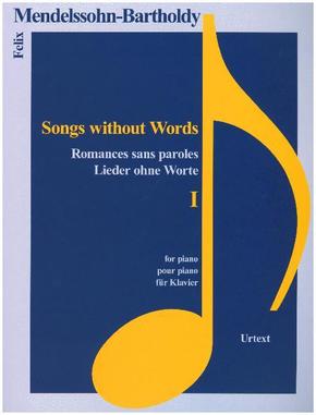 Lieder ohne Worte, für Klavier - Bd.1