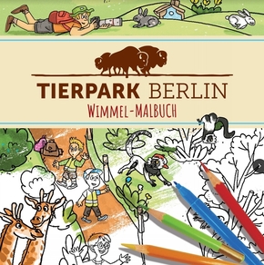 Tierpark Berlin Wimmel-Malbuch
