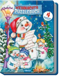 Weihnachtspuzzlebuch Schneemann