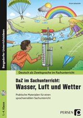 DaZ im Sachunterricht: Wasser, Luft und Wetter, m. 1 CD-ROM