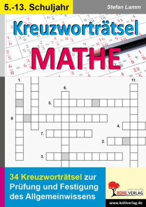 Kreuzworträtsel Mathematik