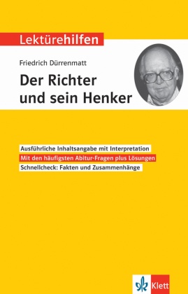 Klett Lektürehilfen Friedrich Dürrenmatt 'Der Richter und sein Henker'