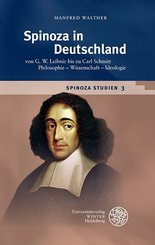 Spinoza-Studien / Spinoza in Deutschland