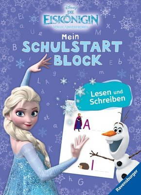 Disney Die Eiskönigin Mein Schulstartblock: Lesen und Schreiben; .