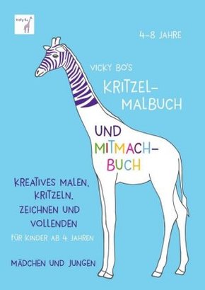 Vicky Bo's Kritzel-Malbuch und Mitmach-Buch