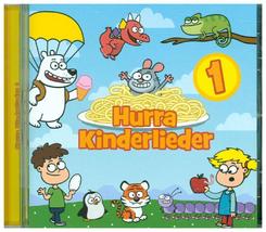 Hurra Kinderlieder, 1 Audio-CD - Tl.1