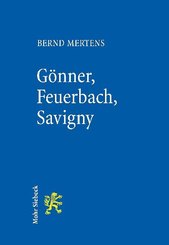 Gönner, Feuerbach, Savigny