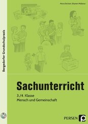 Sachunterricht, 3./4. Kl., Mensch und Gemeinschaft, m. 1 CD-ROM