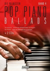 Die 40 besten Pop Piano Ballads, m. 2 Audio-CDs - Bd.4