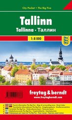 Freytag & Berndt Stadtplan Tallinn, Stadtplan 1:10.000