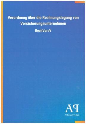 Verordnung über die Rechnungslegung von Versicherungsunternehmen