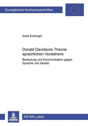 Donald Davidsons Theorie sprachlichen Verstehens