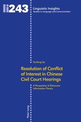 Resolution of Conflict of Interest in Chinese Civil Court Hearings