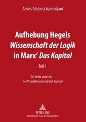 Aufhebung Hegels "Wissenschaft der Logik" in Marx' "Das Kapital"