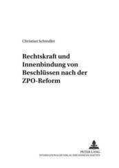 Rechtskraft und Innenbindung von Beschlüssen nach der ZPO-Reform