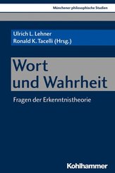 Wort und Wahrheit: Fragen der Erkenntnistheorie (Münchener philosophische Studien. Neue Folge, Band 35)