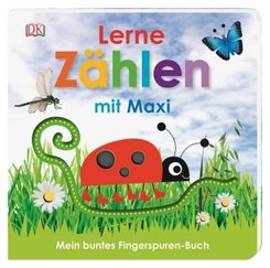 Mein buntes Fingerspuren-Buch. Lerne zählen mit Maxi