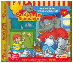 Benjamin Blümchen - Nachts in der Erfinderwerkstatt, 1 Audio-CD