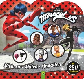 Miraculous Lady Bug Stickern,  Malen, Gestalten - Mit 250 Stickern