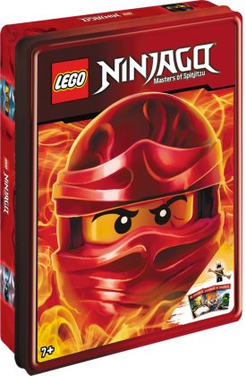 LEGO® NINJAGO(TM) - Rätselbox aus Metall (3 Bücher + Minifigur)
