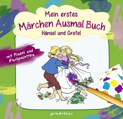 Mein erstes Märchenausmalbuch mit Pinsel und Farbpalette: Hänsel und Gretel