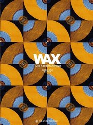 WAX Geschenkpapier, Die Farben Afrikas - Motiv Orange-blaue Kreise