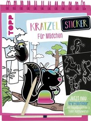 Kratzel-Sticker für Mädchen