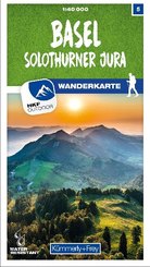 Kümmerly+Frey Karte Basel / Solothurner Jura Wanderkarte