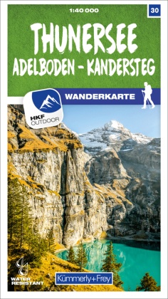 Kümmerly+Frey Thunersee / Adelboden - Kandersteg Wanderkarte