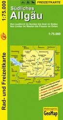 GeoMap Karte Südliches Allgäu - Rad- und Freizeitkarte