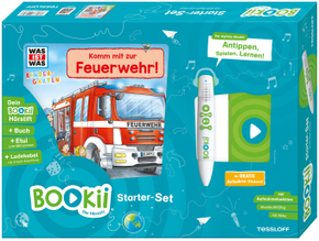 BOOKii Starter-Set - Was ist was Kindergarten - Komm mit zur Feuerwehr!, m. Hörstift