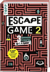Escape Game - Bd.2 3 Escape Rooms für zu Hause: Die Bibliothek erwacht, Im Labyrinth der Träume, Odyssee im Weltall