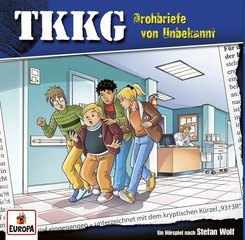Ein Fall für TKKG - Drohbriefe von Unbekannt, 1 Audio-CD