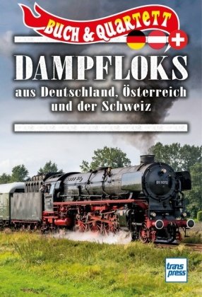 Buch + Quartett-Kartenspiel: Dampfloks aus Deutschland, Österreich und Schweiz