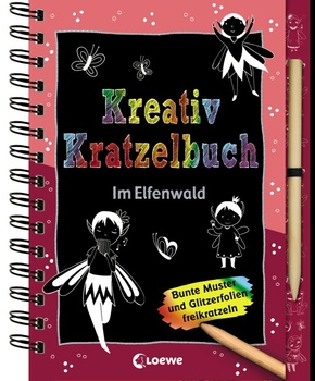 Kreativ-Kratzelbuch: Im Elfenwald