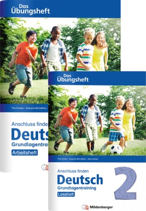 Anschluss finden: Anschluss finden Deutsch - Das Übungsheft / Grundlagentraining Klasse 2 - Leseheft und Arbeitsheft, 2 Bde.