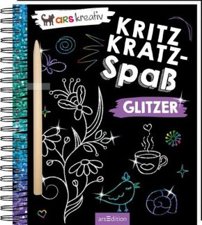Kritzkratz-Spaß Glitzer, m. Stift